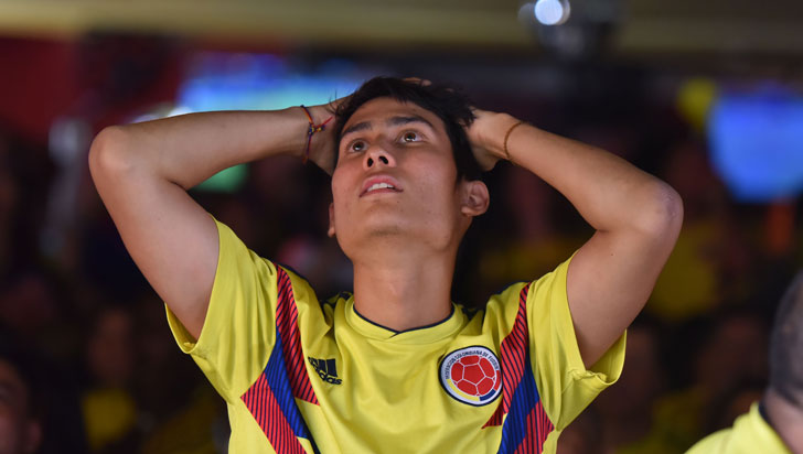 De la alegrÃ­a a la tristeza: AsÃ­ se viviÃ³ el Ãºltimo partido de Colombia en Rusia 2018
