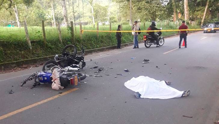 Un muerto y un herido por accidente de tránsito este martes en la vía a Córdoba