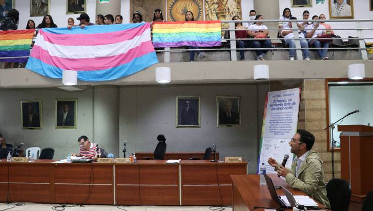 Iniciativa se debate en el concejo “Armenia será ejemplo de inclusión con la política pública LGBTI”, dijo congresista experto