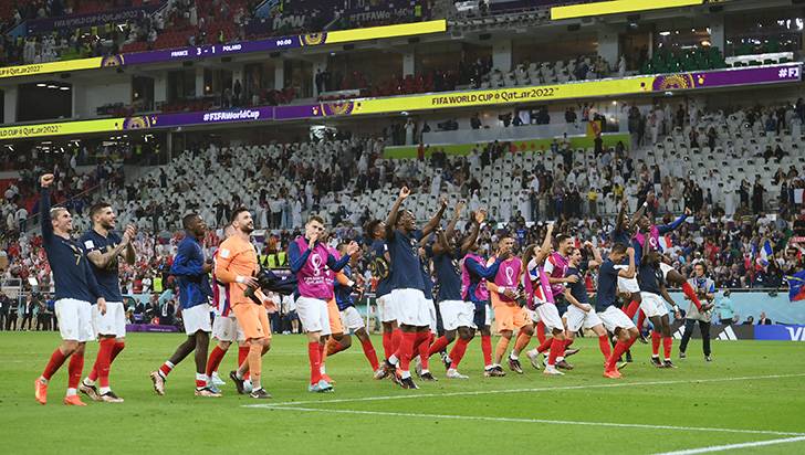 Francia 3-1 Polonia: Giroud y Mbappé guían a la campeona del mundo a cuartos
