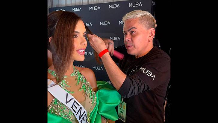 Talento de exportación: Helber, el estilista que también dejó en alto al Quindío en Miss Universo