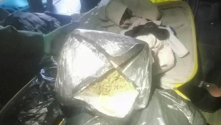 Incautan 15 kilos de marihuana en Calarcá