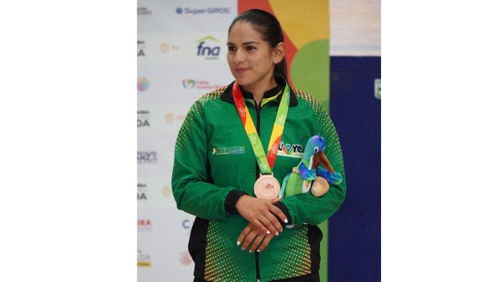 Sérika Gulumá logró bronce para el Quindío en ciclismo de pista 
