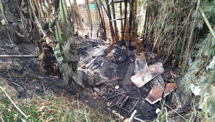 Incendio en Calarcá consumió dos viviendas subnormales