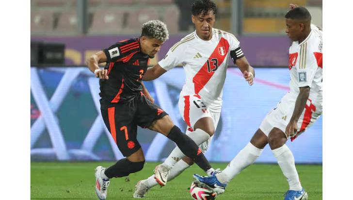 Colombia empató 1-1 ante Perú y sigue tercero por eliminatorias al mundial 2026