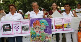 Homenajes y marchas en el dÃ­a internacional de la Mujer