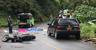 Accidente en la vÃ­a BarragÃ¡n-GÃ©nova dejÃ³ un motociclista muerto