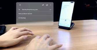 Samsung desarrollÃ³ un teclado invisible para celular y tablets