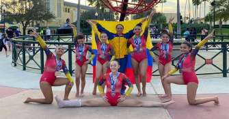 Gymnastics Stars brillÃ³ en el Presidential Classic 2020 al cosechar 25 medallas