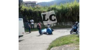 Ciclista muriÃ³ tras colisionar con un muro en el barrio La Mariela 