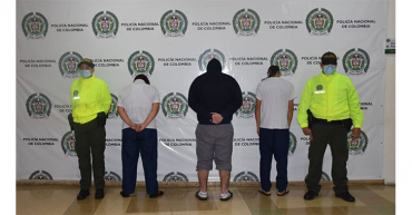 Capturados 5 miembros del grupo delincuencial Los Renegados
