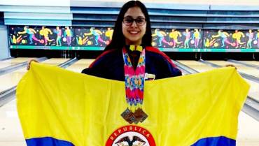 Mariana Jaramillo logró 4 medallas en el Guatemala Open de Bolos