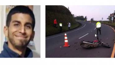 Motociclista de Filandia murió en la autopista del Café