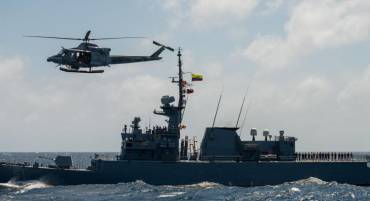 Colombia y EEUU realizan ejercicio de entrenamiento naval en el Caribe