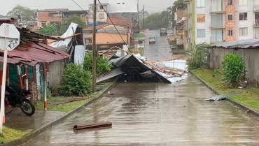 Video: Emergencia en Quimbaya tras fuerte granizada