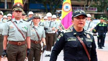 Coronel Alba Patricia Lancheros asumió como nueva comandante de la Policía Quindío