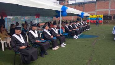 15 internos de la cárcel San Bernardo se graduaron como bachilleres