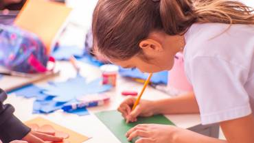 El arte en el GI School es una prioridad desde el preescolar hasta el grado doce