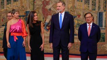 Gustavo Petro ofrece una recepción a los reyes de España con sabor colombiano