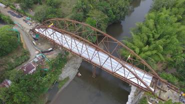6 meses después del colapso, hoy se entrega nuevo puente El Alambrado