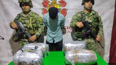 Capturados por transportar 30.000 dosis de marihuana en bus interdepartamental