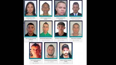 Homicidio, hurto y tráfico de estupefacientes, los delitos de los 16 más buscados en el Quindío