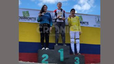 En el nacional de BMX, Sofía Ospina sumó una medalla de oro