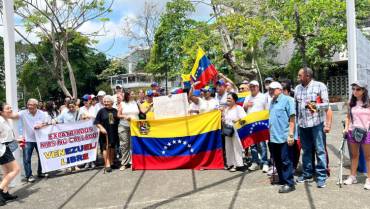 Venezolanos en varios países piden "elecciones libres" en respaldo a María Corina Machado