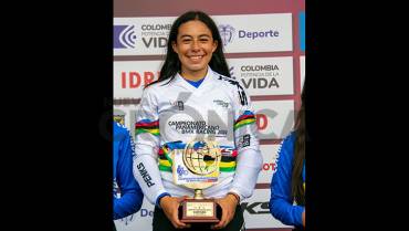Con la mira en el sueño Mariana Peña se coronó campeona mundial de BMX