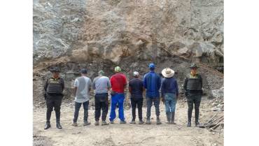 Capturadas seis personas por minería ilegal en el municipio de Córdoba