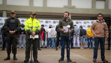 Capturados 20 integrantes del Tren de Aragua que extorsionaban en Bogotá