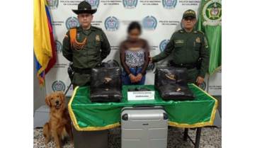 De nuevo ‘Thor’, el perro de la Policía, permitió la incautación de carga de marihuana